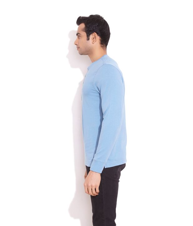 Freecultr Medium Blue Cool Guy Henley 