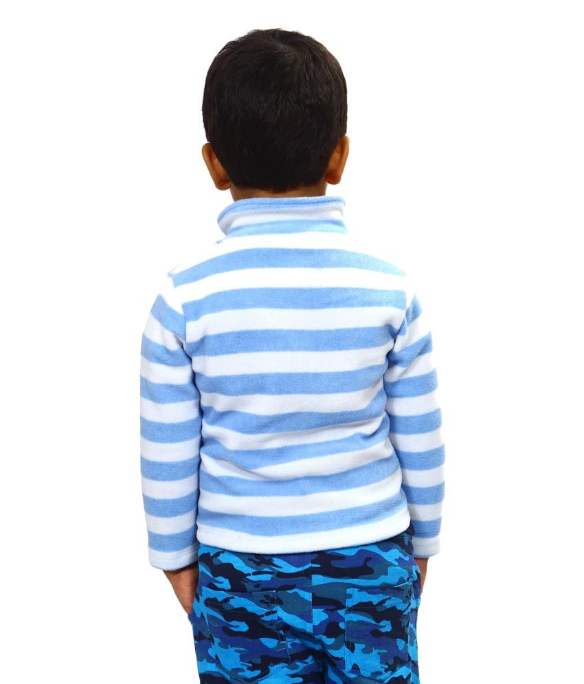multicolour fleece jacket