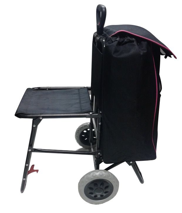 Comfii Go Shoppee 2 Wheel Black Trolley Shopping Bag - Buy Comfii Go Shoppee 2 Wheel Black ...