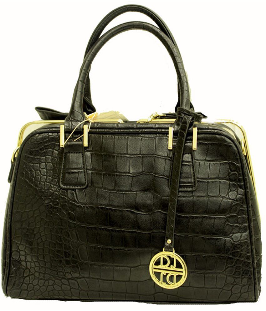 Dg Black Leather Shoulder Bag Buy Dg Black Leather Shoulder Bag