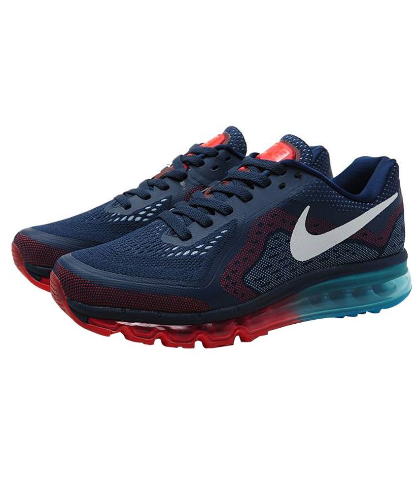 Nike Red Blue Airmax Running Shoes - Buy Nike Red Blue ...