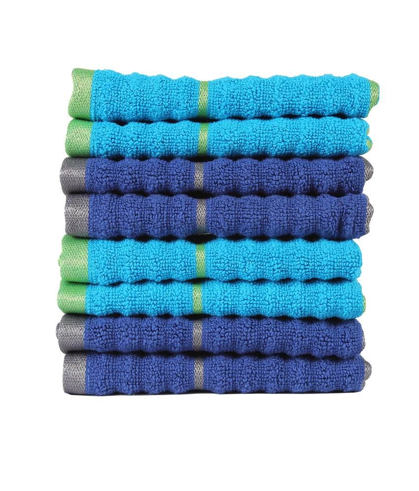 Casa Copenhagen Linea Ribbed Zero Twist Hawaiin Ocean & Deep Sapphire 8