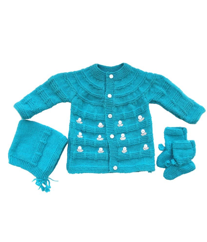 handmade woolen baby set