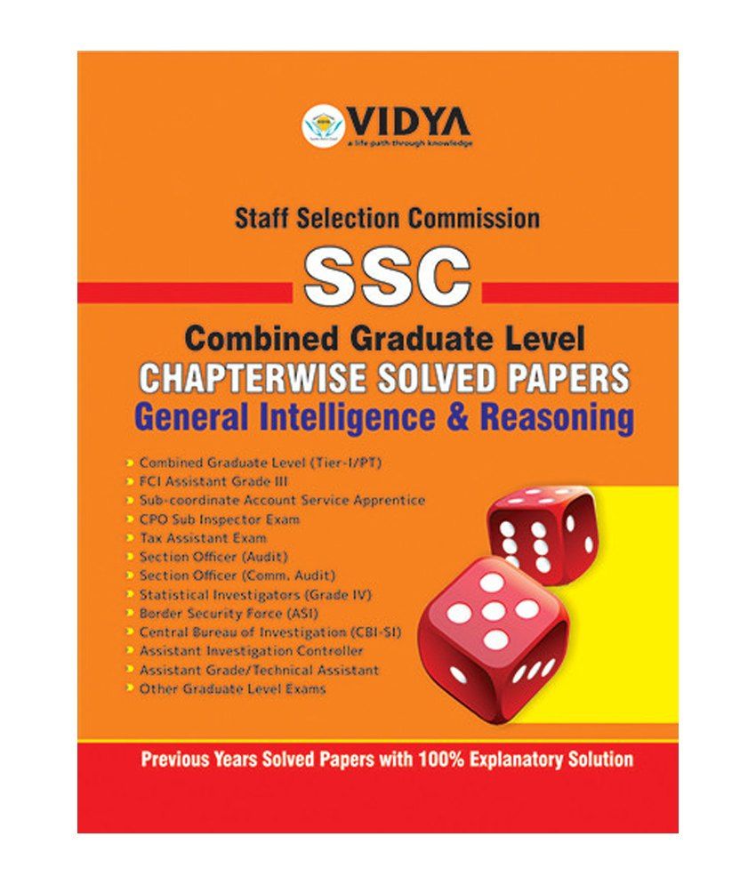 SSC Combined Graduate Level Reasoning Downloadable PDF By Vidya