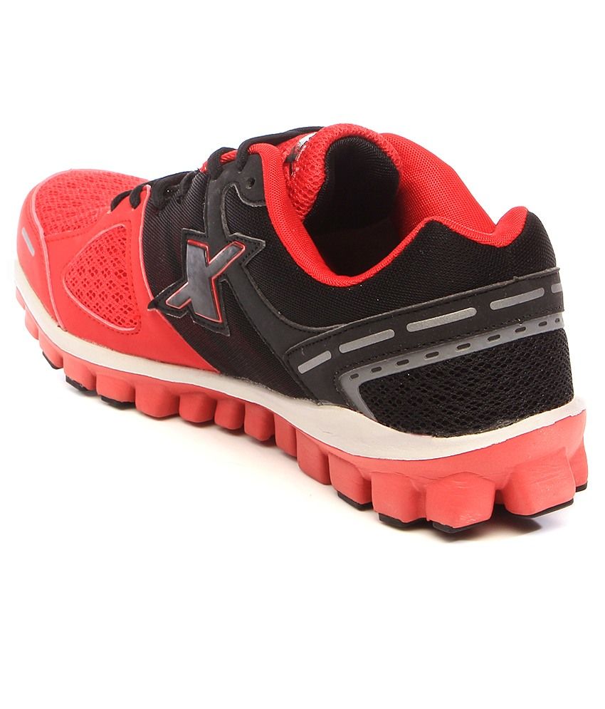 sparx black sports shoes