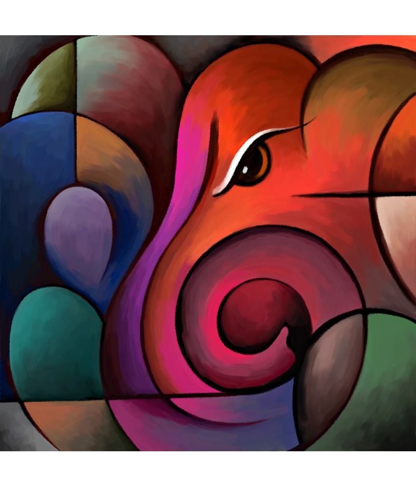 Featured image of post Ganpati Painting On Canvas