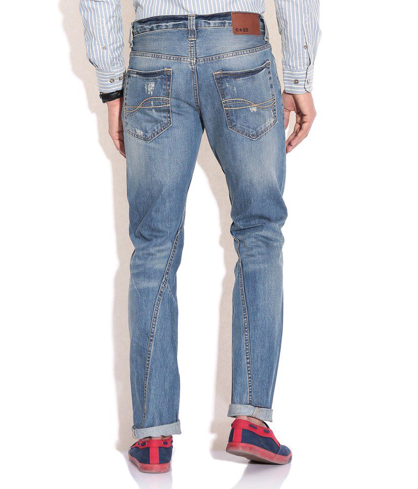 Celio Blue Regular Fit Jeans - Buy Celio Blue Regular Fit Jeans Online ...