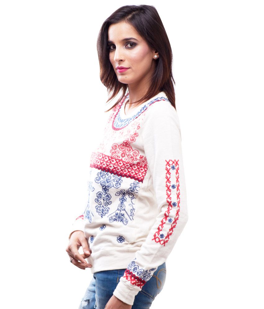 party wear white top for women