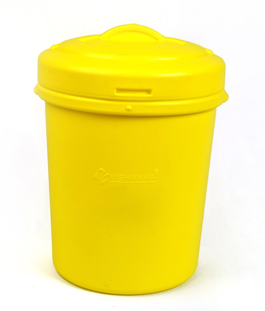 Vishakha Yellow Dustbin: Buy Vishakha Yellow Dustbin Online at Low ...