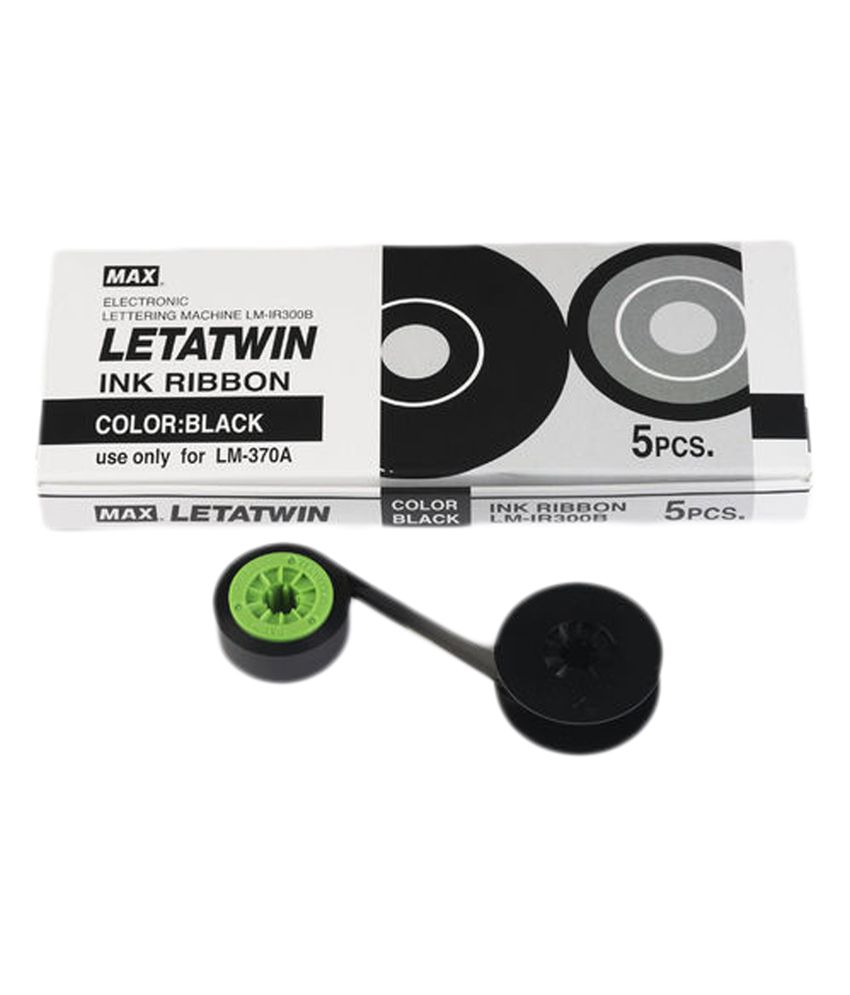     			Max Letatwin IR 300B Ink Ribbon  (Use Only for LM-370A, Black)