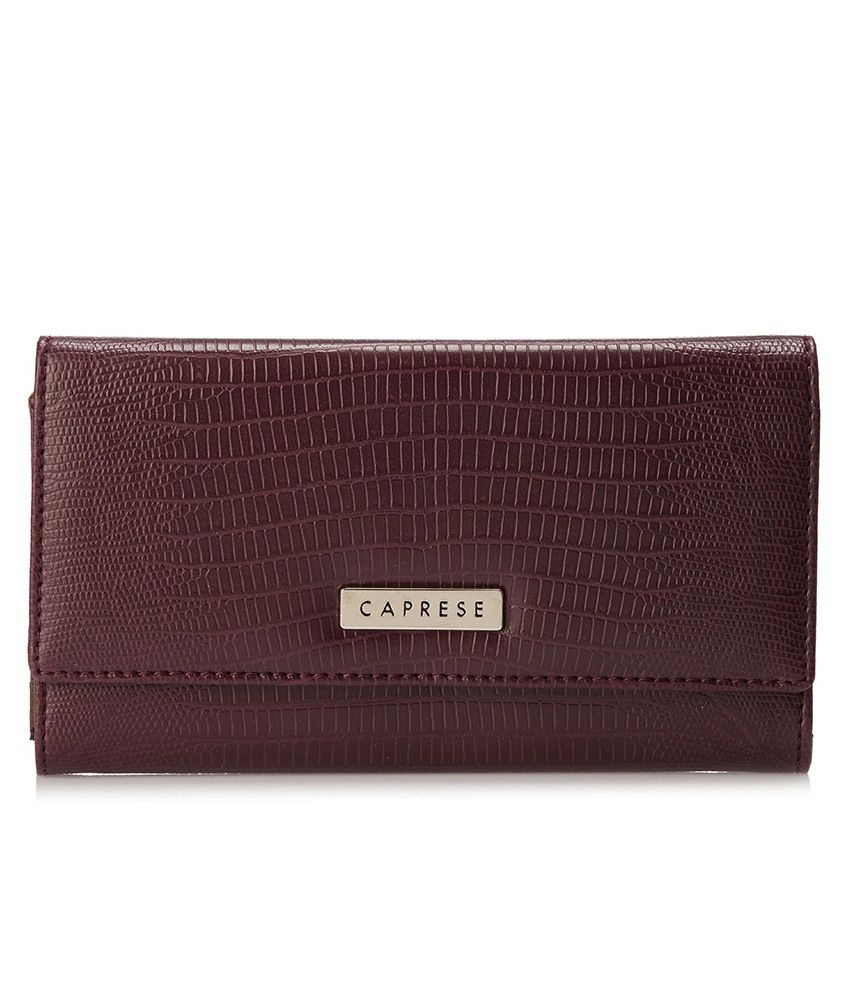 Buy Caprese Libra Wallet Md Purple at Best Prices in India - Snapdeal