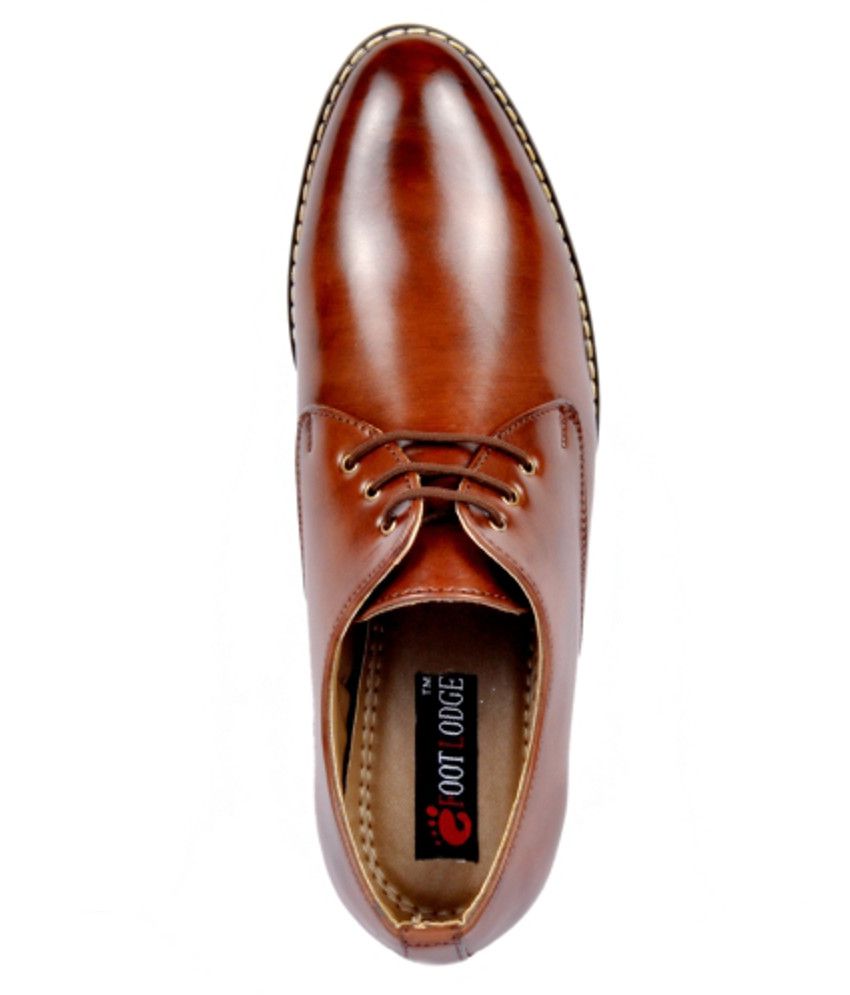 Footlodge Brown Formal Shoes Price in 
