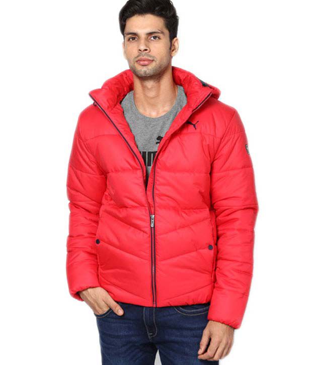 Puma Red Quilted Jackets - Buy Puma Red 