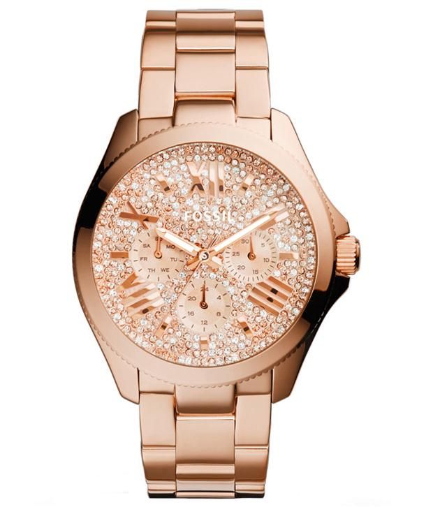 fossil wrist watch ladies