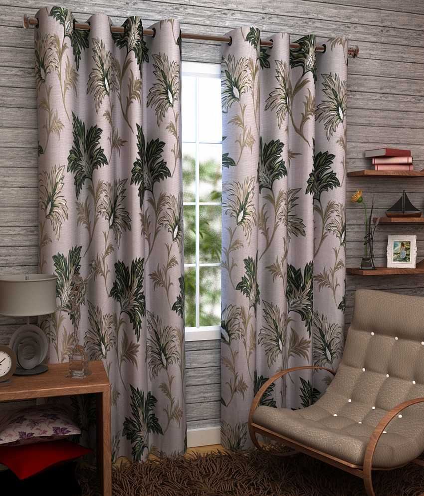 Enfin Homes Set Of 2 Door Eyelet Curtains Buy Enfin Homes Set Of