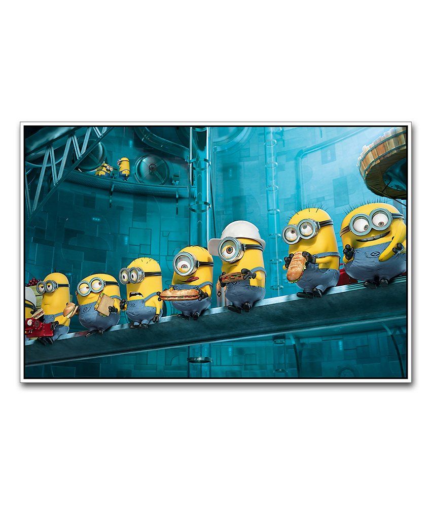 Artifa Minions Eating Poster: Buy Artifa Minions Eating Poster at Best ...