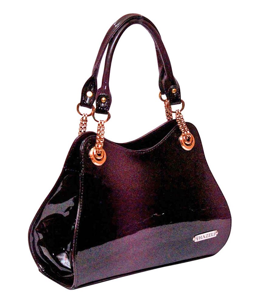 dark purple handbag