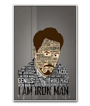 Artifa I Am Iron Man Poster Buy Artifa I Am Iron Man Poster At Best Price In India On Snapdeal