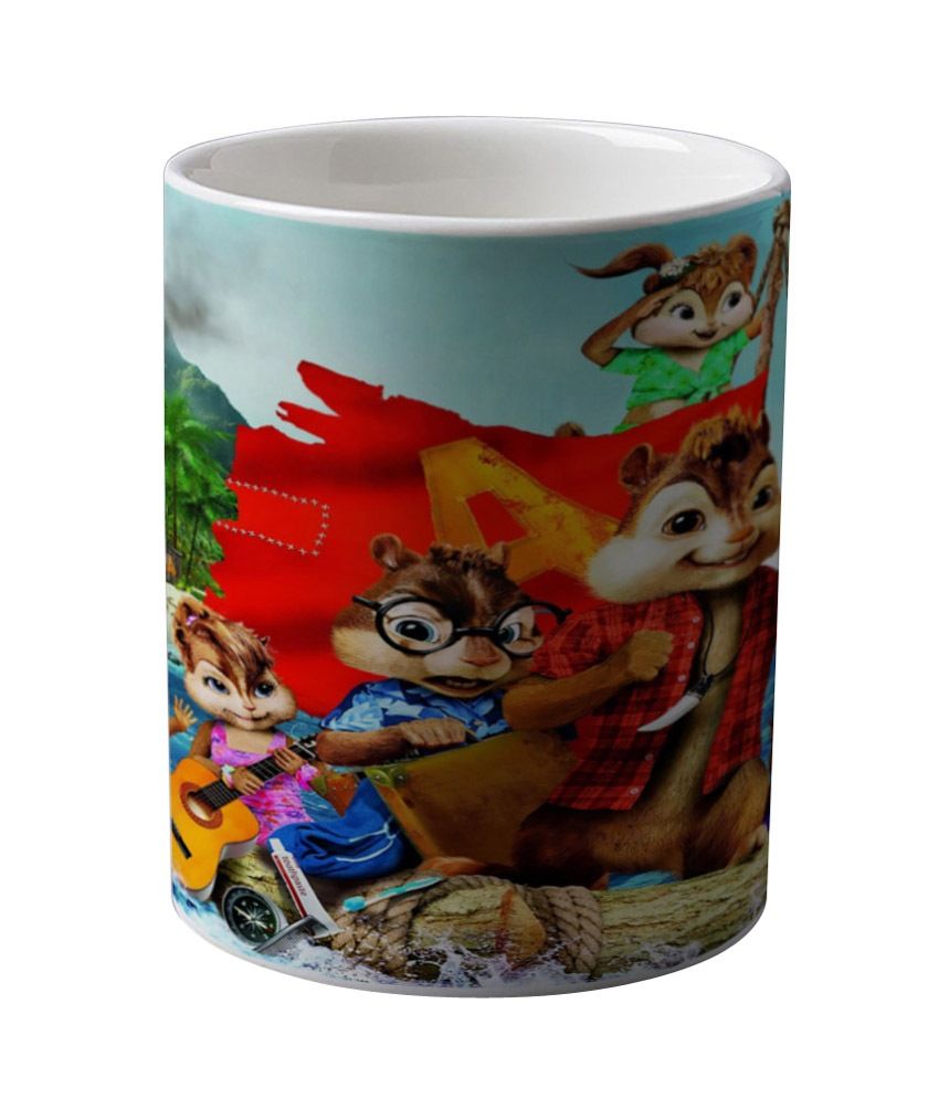 Artifa White Alvin And The Chipmunks Sailing Coffee Mug: Buy Online at