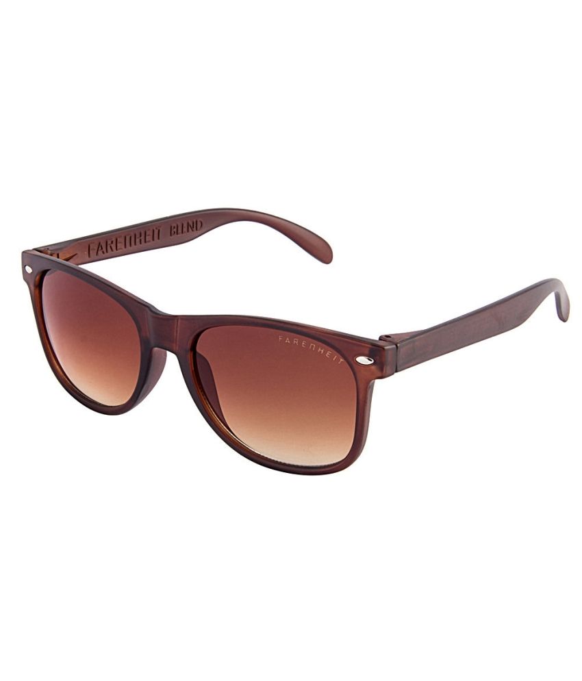 Farenheit SOC-FA-2000-MATT-COFFEE Brown/Brown Wayfarer