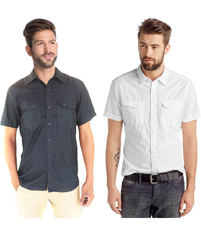 half sleeve shirts snapdeal