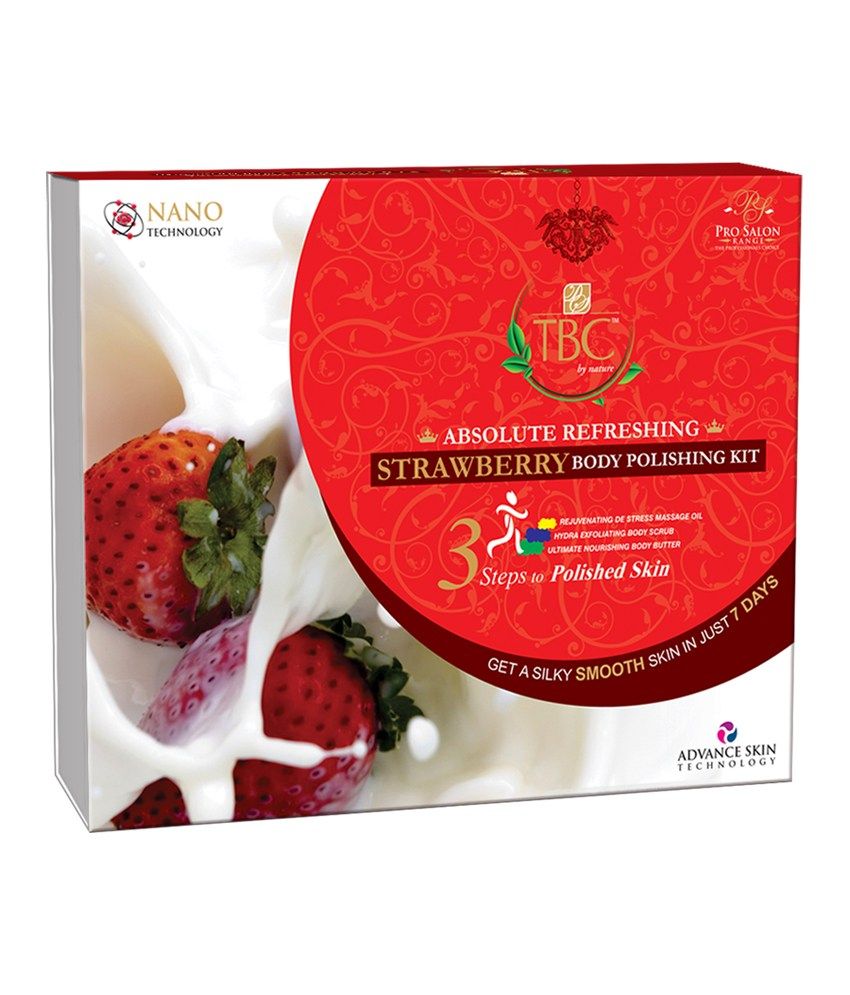 Tbc By Nature Absolute Refreshing Strawberry Body Polishing Kit Buy