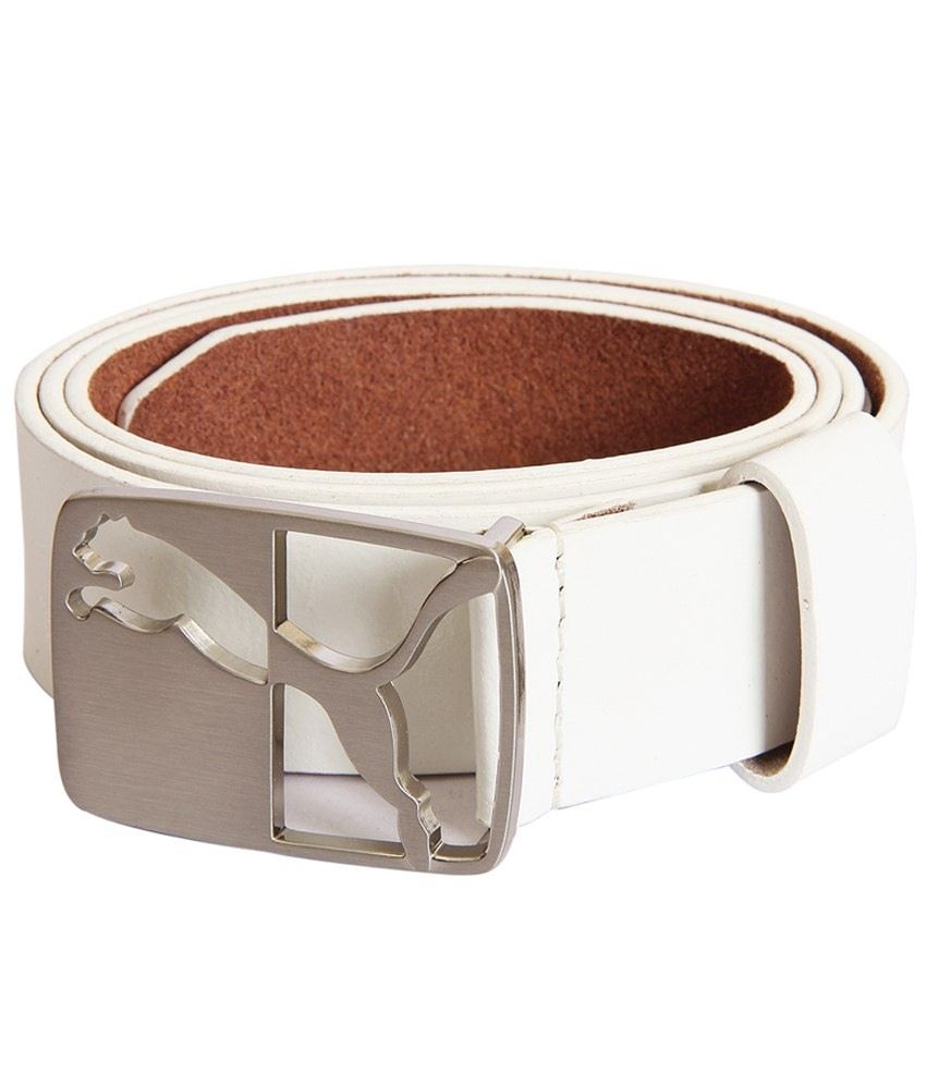 puma canvas belt