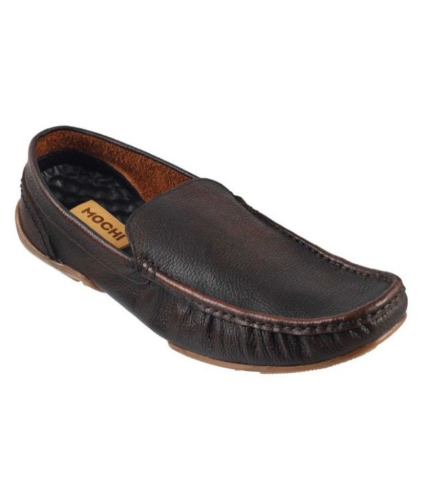 Mochi Brown Loafers - Buy Mochi Brown 