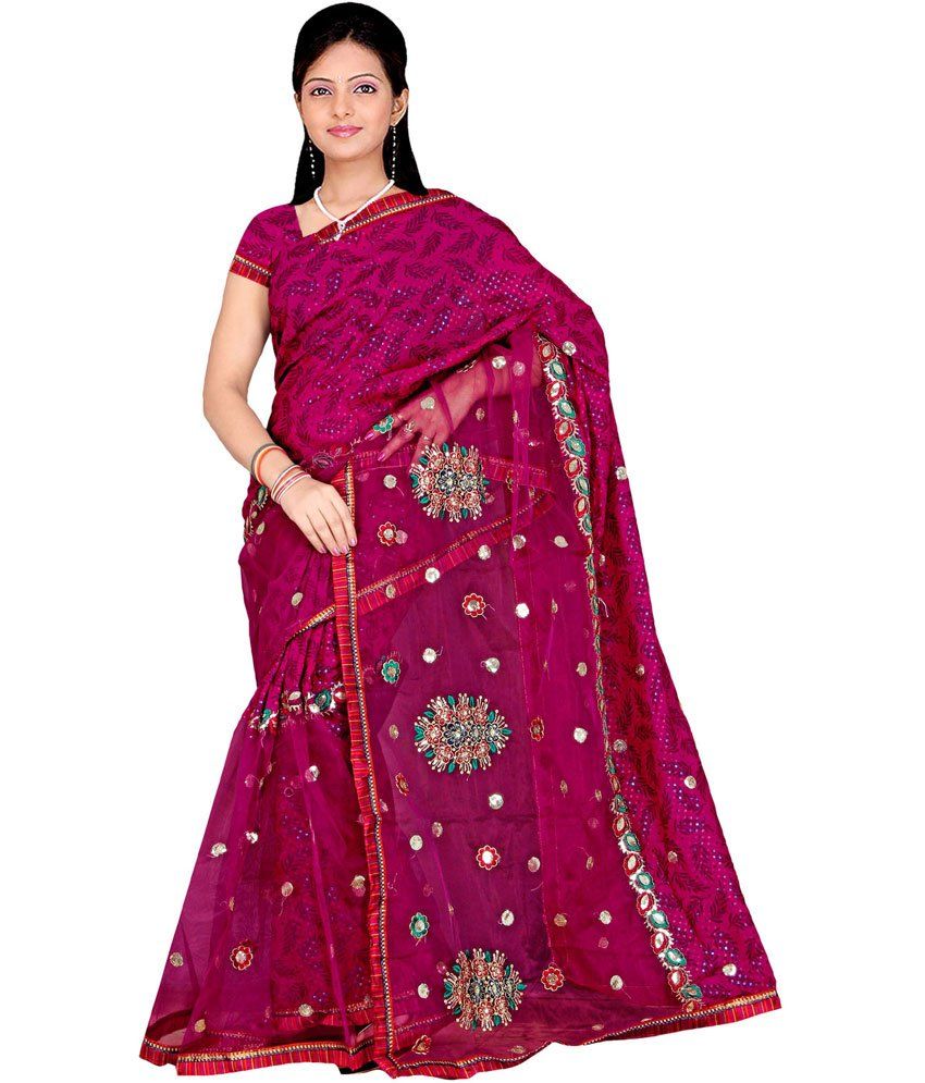 rd pink net embroidered saree with blouse buy rd rd pink net embroidered saree with blouse buy rd