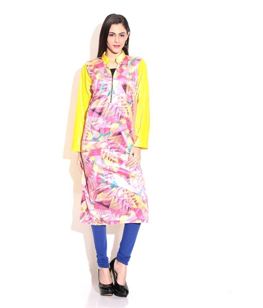 kurti design with front zip