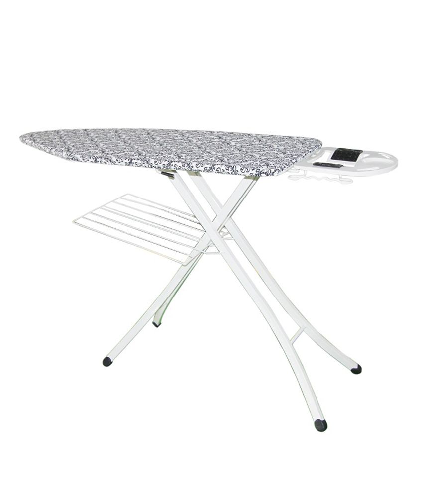 Deneb Electra Jumbo Size Ironing Board With Cloth Rack