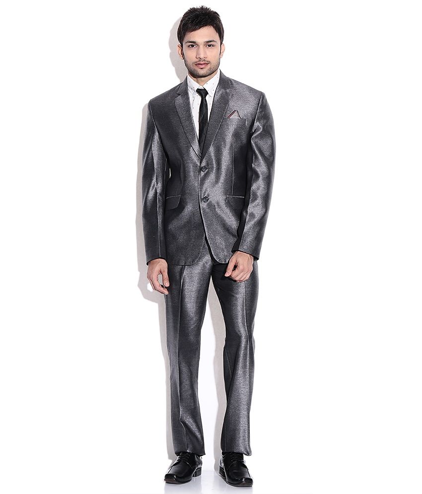 silver color coat pant