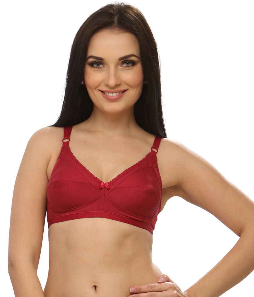 Buy Clovia Non Padded Non Wired Bra In Hot Pink Online A