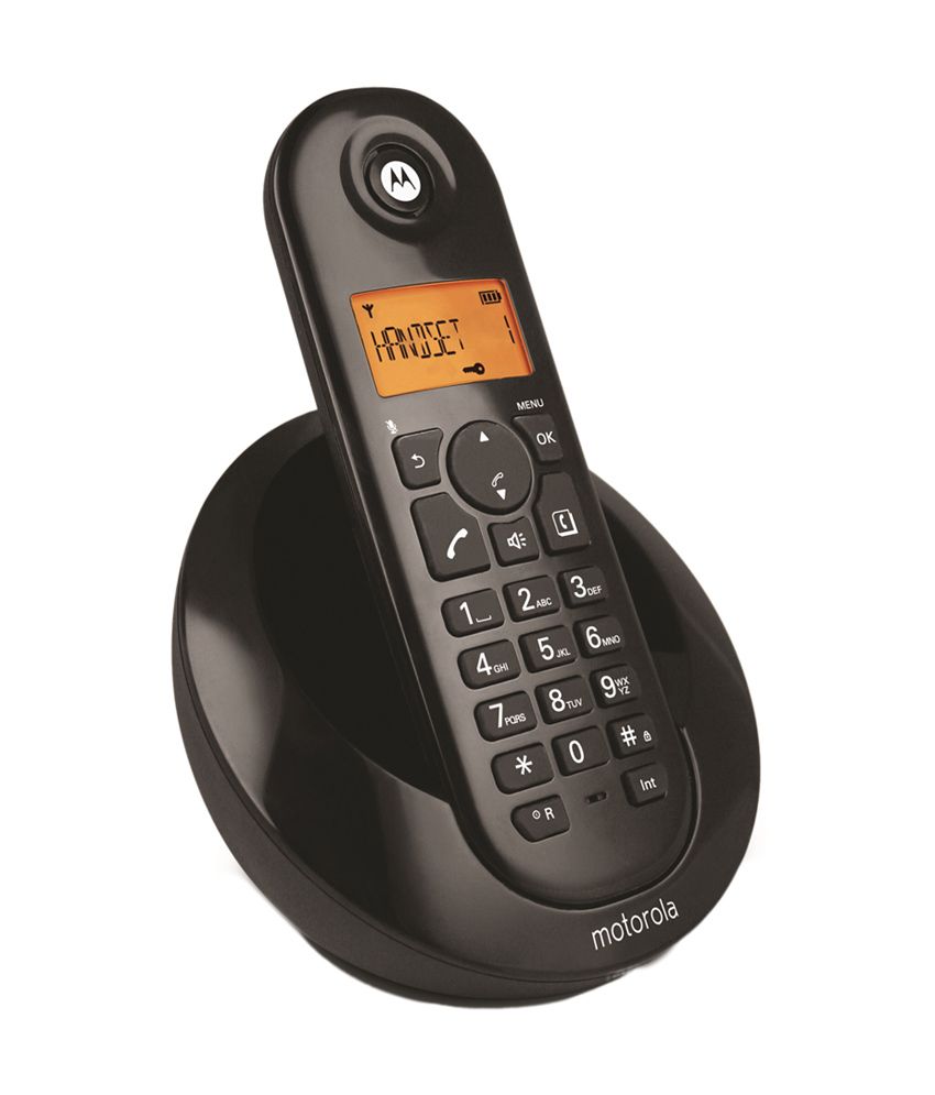 Buy Motorola C601i Cordless Landline Phone ( Black ) Online at Best