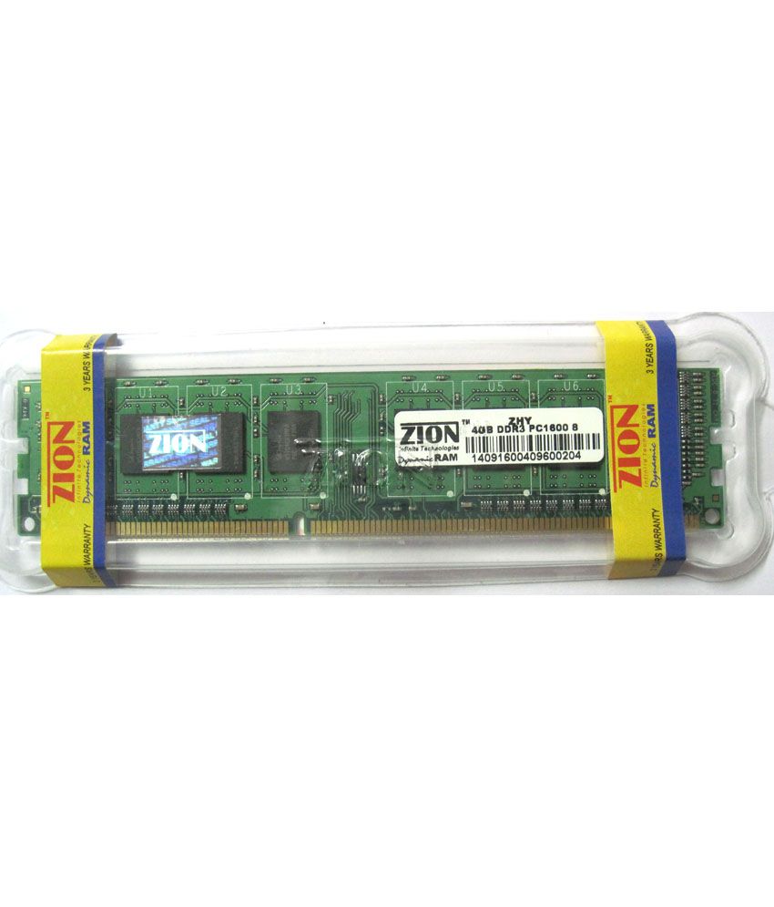     			Zion Dynamic 4gb Ddr3 Desktop Ram