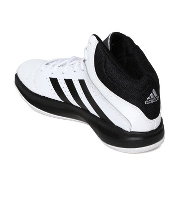 Adidas White Synthetic Leather Basketball Sport Shoes Buy Adidas White Synthetic Leather 7584