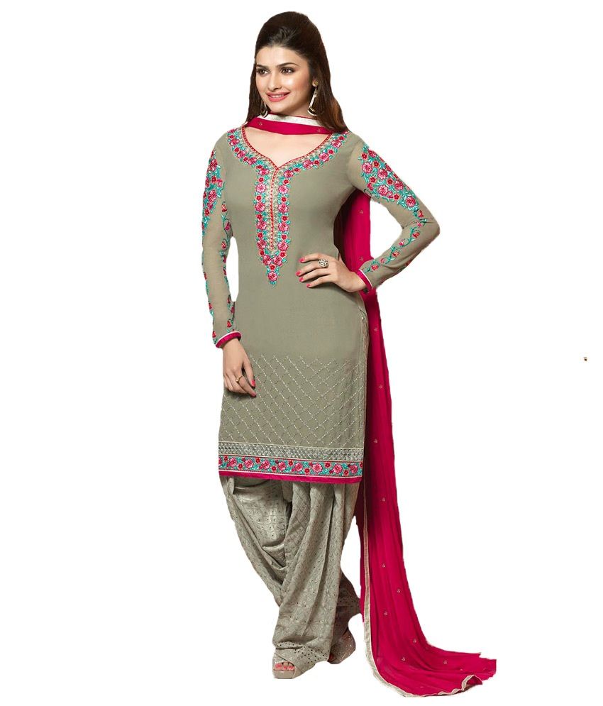 Alicolours Multi Color Unstitched Dress Material Buy