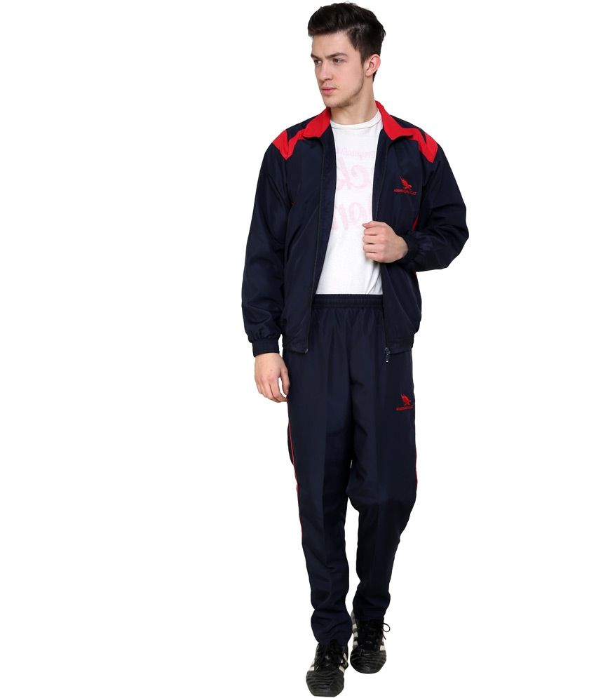 new look red tracksuit