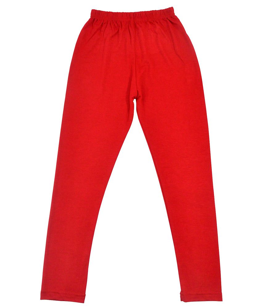 Perky Hot And Sweet Girls Red Cotton Lycra Legging Buy Perky Hot And 