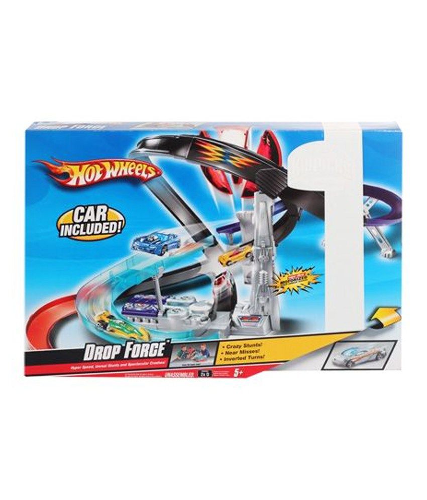 hot wheels drop force track set