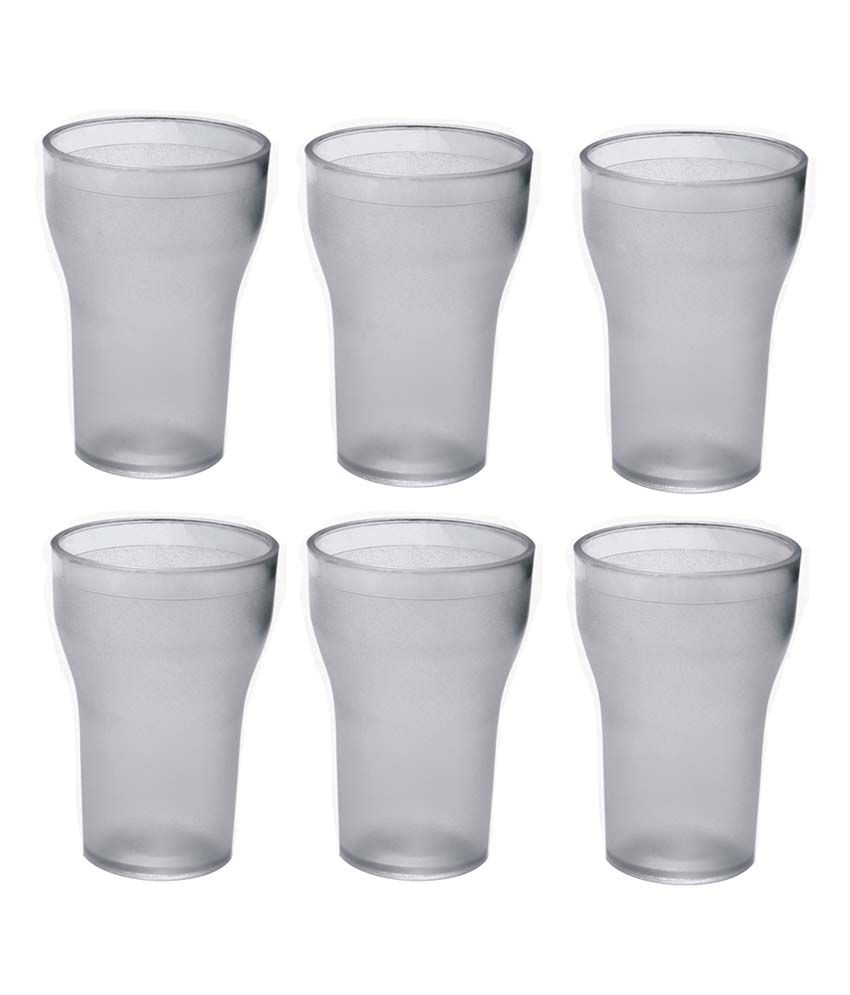Teflon Plastic Glasses Virgin Plastic Water Glass Set Of 6pc Buy