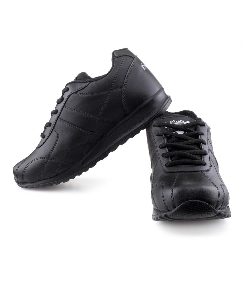 Xtrafit Black Sport Shoes - Buy Xtrafit Black Sport Shoes Online at ...