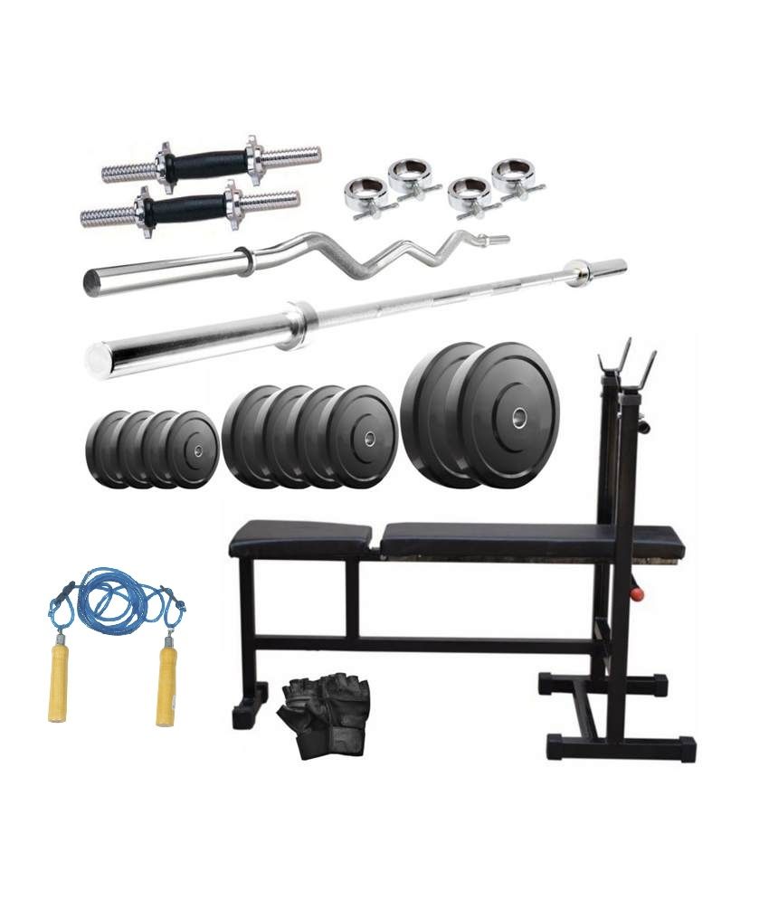 facto-power-20kg-weight-with-3in1-bench-with-dumbellrods-with-curlrod