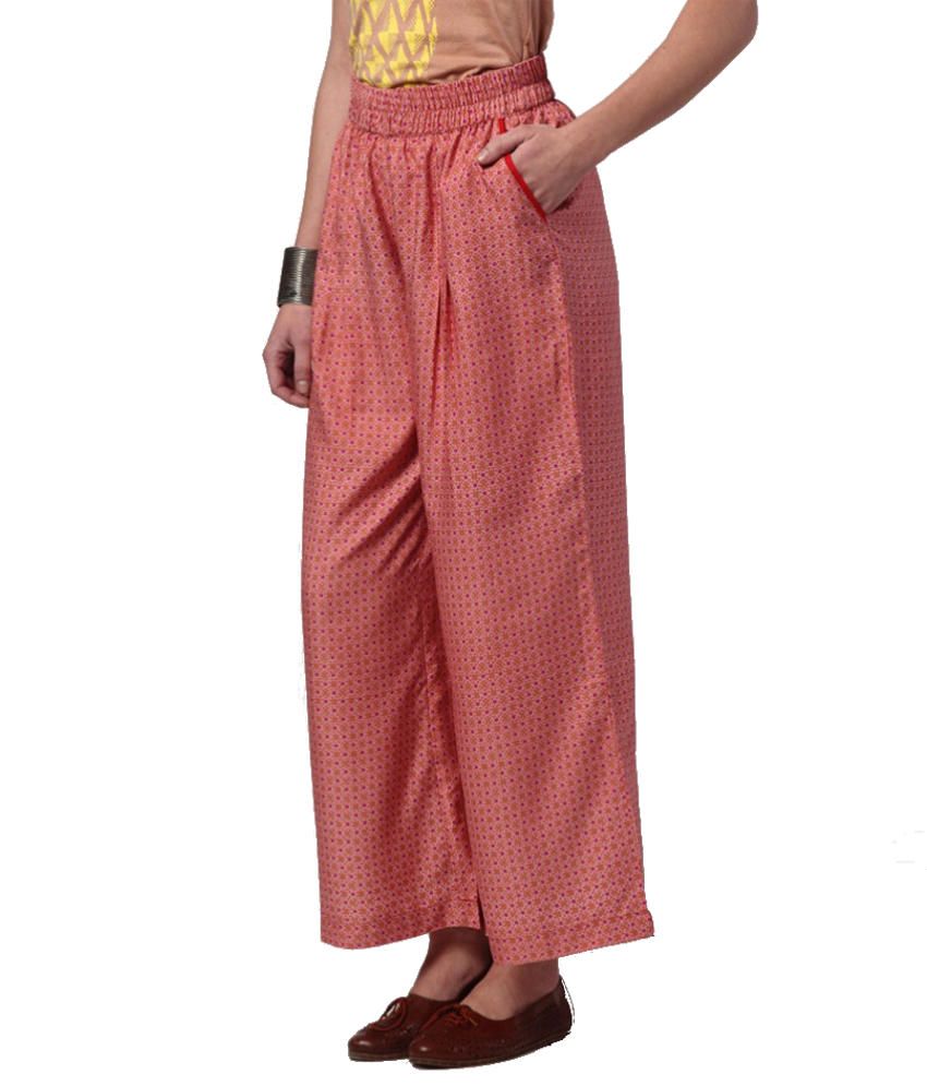 polyester palazzo pants