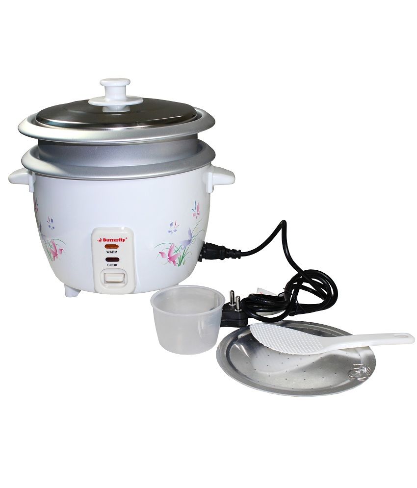 Butterfly Classic 1.0 Litre Electrical Rice Cooker White Price in India Buy Butterfly