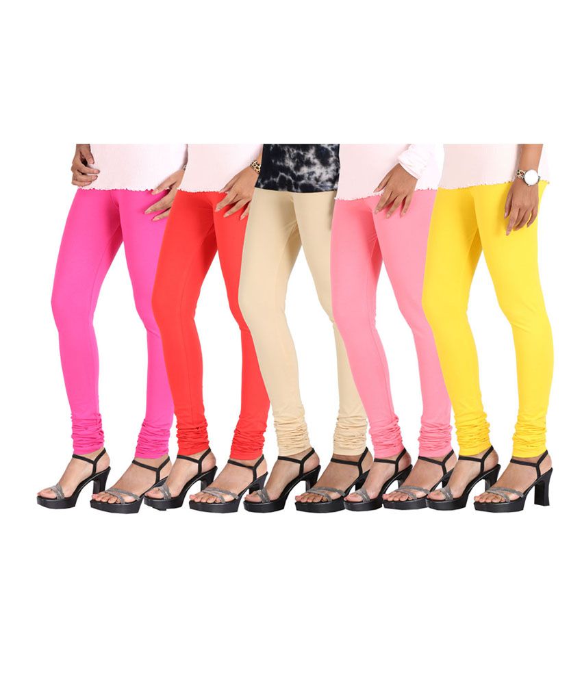 Yelete Multi - Solid Color Plus Jeggings for Women - Soft and Stretchy  Legging
