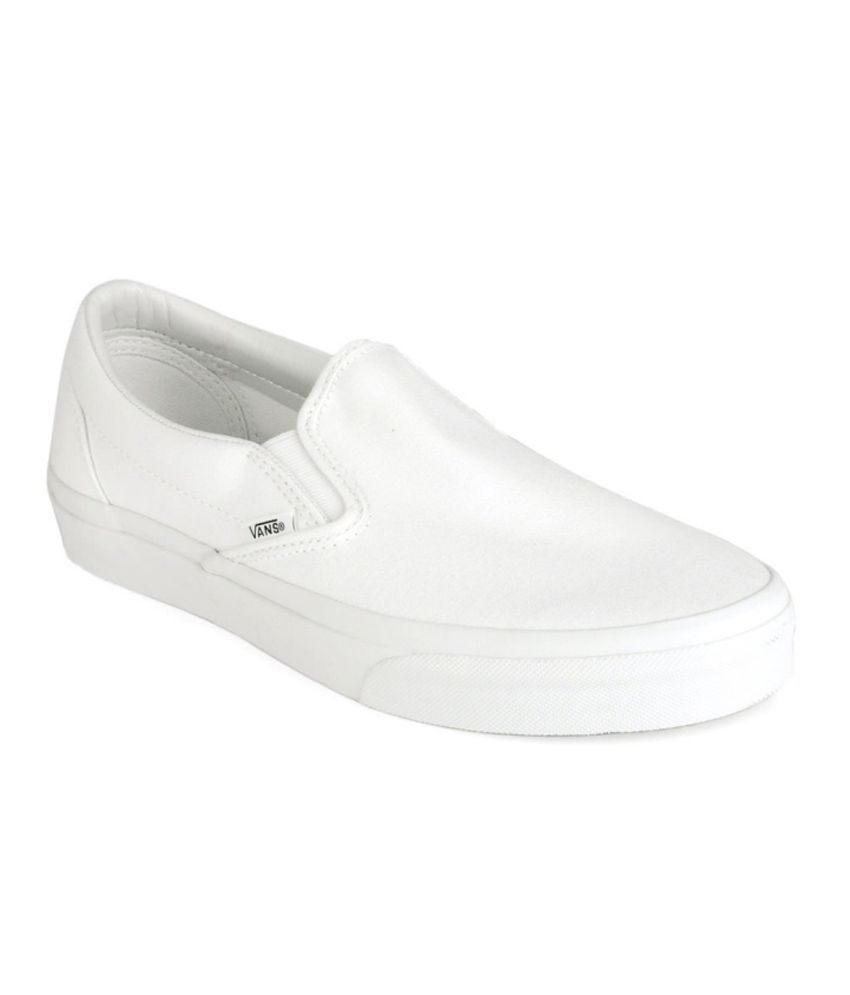 VANS White Canvas Shoes - Buy VANS White Canvas Shoes Online at Best ...