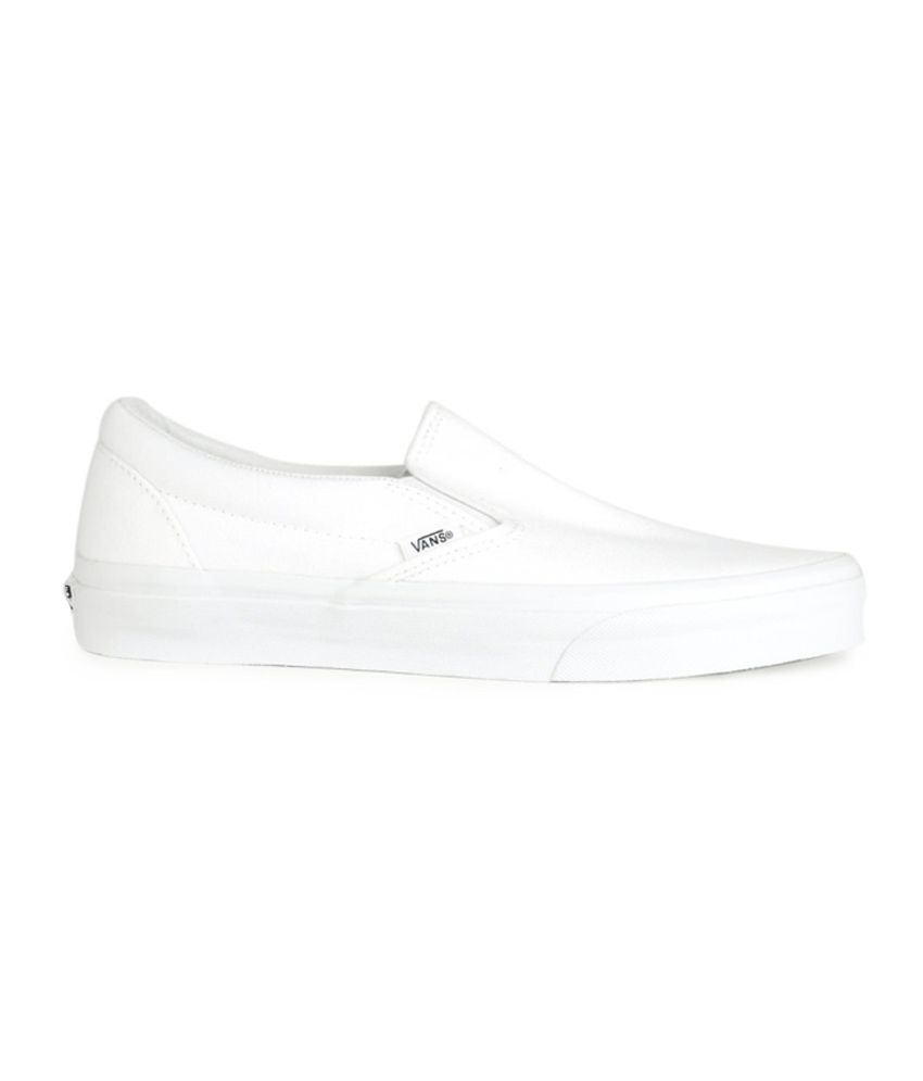 VANS White Canvas Shoes - Buy VANS White Canvas Shoes Online at Best ...