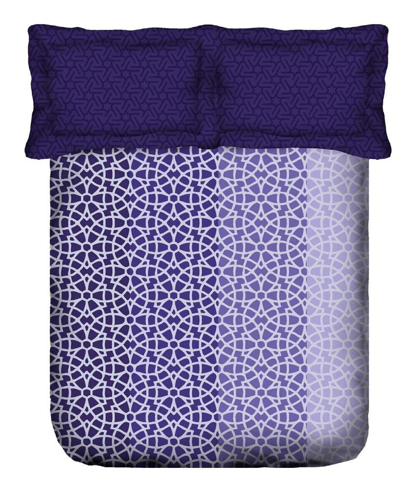 Trident Home Essentials Zelliege Queen Bedsheet set 180 TC Buy