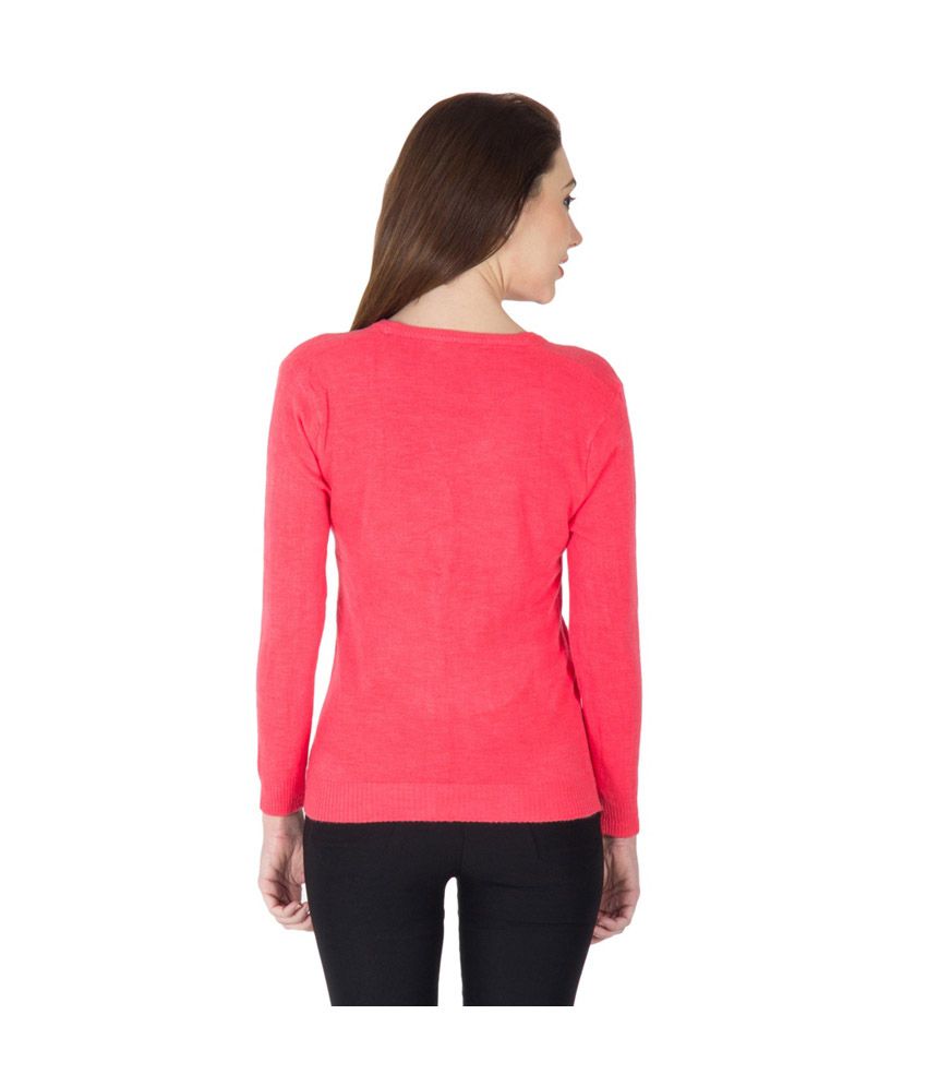 Buy Camey Pink Woollen Non Hooded Online at Best Prices in India - Snapdeal